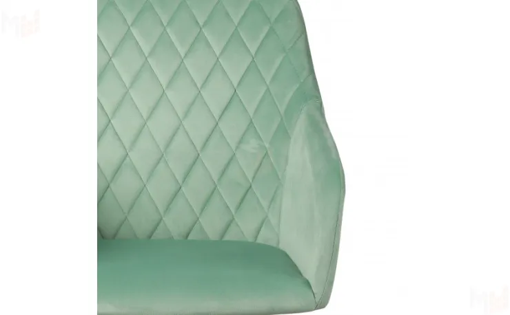 Кресло Барли Confetti aquamarine/черный