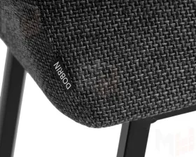 Стул барный DOBRIN LUCAS (серая ткань (F-22))