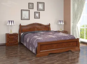 Кровать из массива Карина-2 (160*200) с основанием