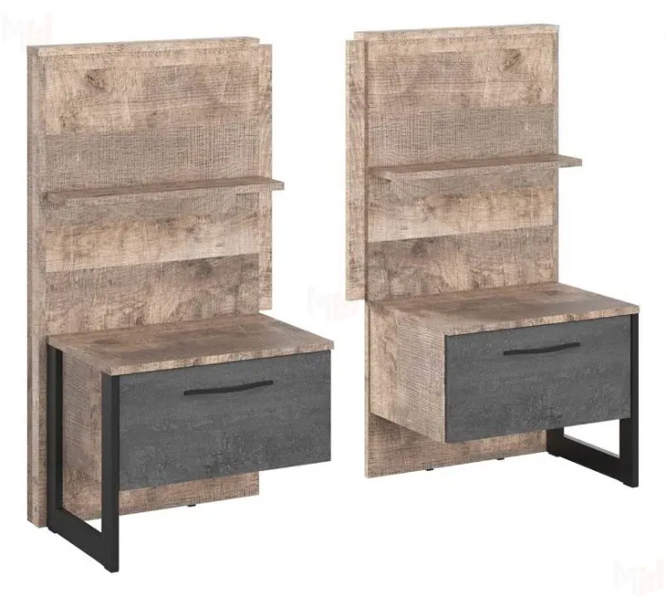 Тумбочка прикроватная НК-мебель Hugo (2 шт)