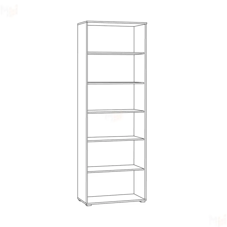 Шкаф Остин  16.307 серый графит