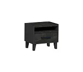 Тумба прикроватная Айрис 41 Антрацит/Креатель