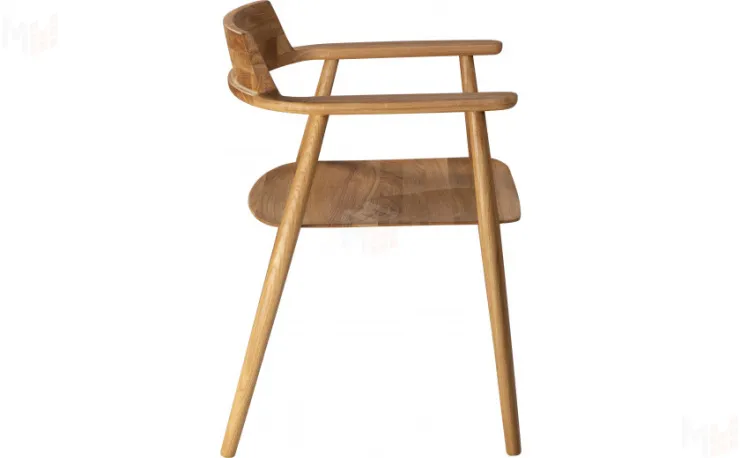 Кресло деревянное из массива дуба Сэн Дуб светлый