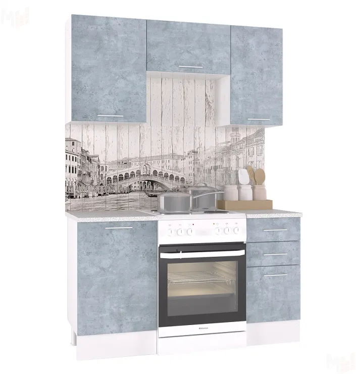 Кухня Оптима 1,5 (камень оленна)