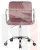 Офисное кресло для персонала DOBRIN TERRY (пудрово-розовый велюр (MJ9-32))
