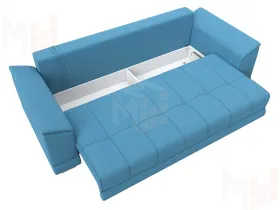 Диван прямой НордСтар НПБ ( Амур 10 голубой )