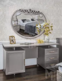 Туалетный столик Мокко серый камень