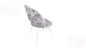 Стул Сириус тип 1 Белый матовый / тк. №123 / тк.121