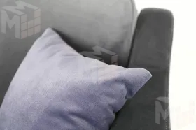 Диван Джонни-2 Лекко Графит/Лекко Ирис