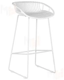 Стул барный DOBRIN FRANK (белый)