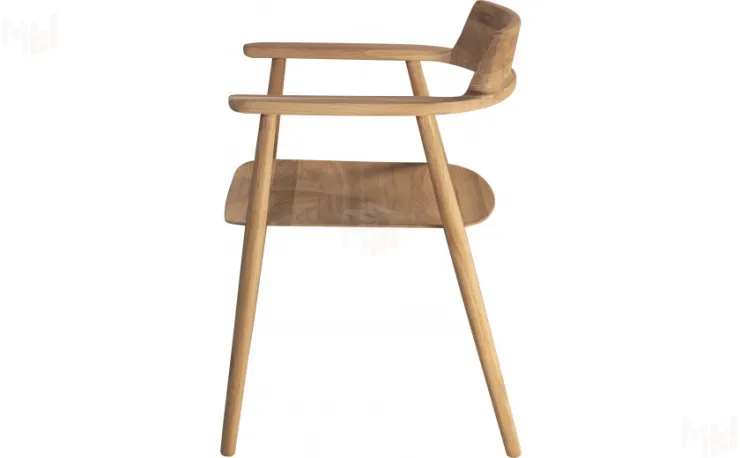 Кресло деревянное из массива дуба Сэн Дуб натуральный