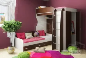 Кровать-чердак Фанки Кидз 11