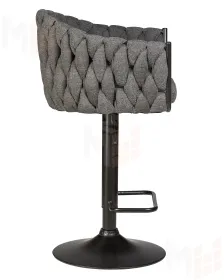Стул барный DOBRIN LEON (графитовая ткань (LAR-275-21))