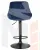 Стул барный DOBRIN LOGAN BLACK (синий велюр (MJ9-117))