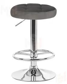 Табурет барный DOBRIN BRUNO (серый велюр (MJ9-75))