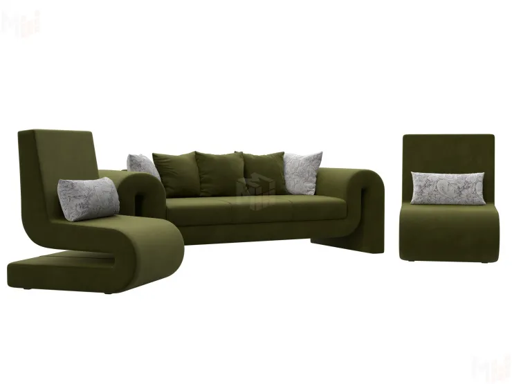 Набор Волна-1 (диван, 2 кресла)