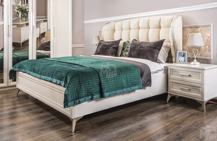 Кровать Нонна 180х200 мокко глянец