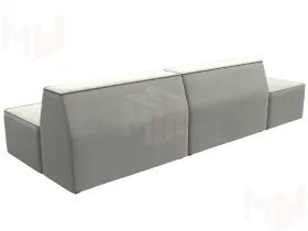 Диван прямой модульный Монс Модерн левый ( TOWER 01 молочный )