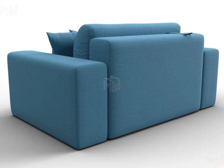 Кресло Лига-036 НПБ ( Амур голубой )