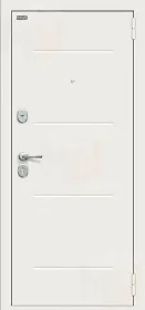 Входная металлическая дверь Аура Kale Шагрень белая/Off-white