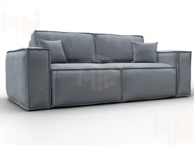 Диван прямой Лига-081 НПБ ( TOWER 10 серый )