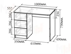 Серия детской мебели Пираты - комната №1