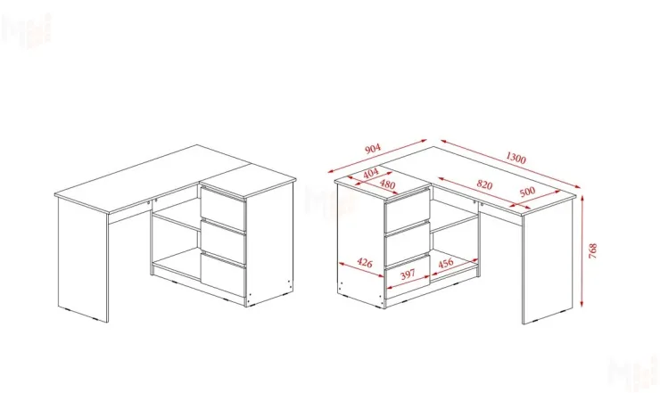 Стол Челси угловой