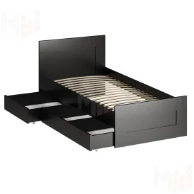 Кровать односпальная Сириус 80*200 венге