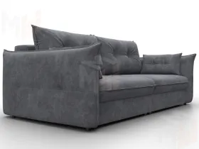 Диван прямой Лига-100 НПБ ( BRUT 16 темно-серый )