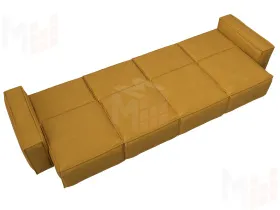 Диван прямой Лига-081 НПБ МегаЛонг ( BRUT 10 желтый )