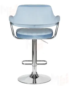 Стул барный DOBRIN CHARLY (пудрово-голубой велюр (MJ9-74))