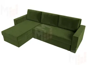 Угловой диван Траумберг Лайт левый угол (Зеленый)