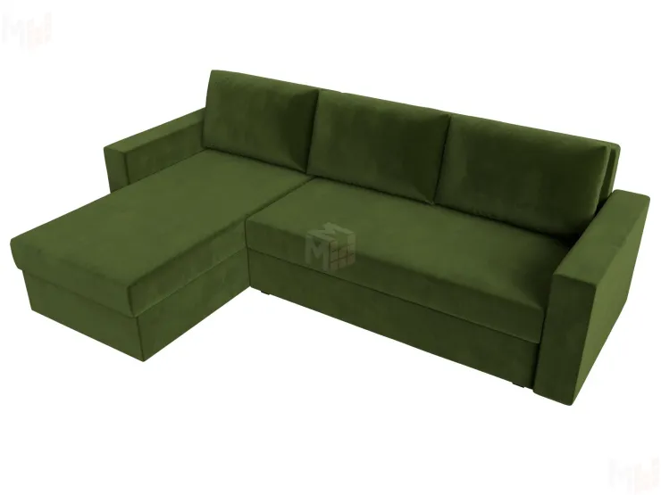 Угловой диван Траумберг Лайт левый угол (Зеленый)