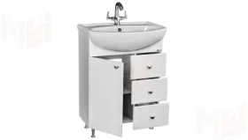 Тумба с раковиной Классик В3 60 см с ящиками
