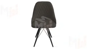 Стул Гранд К3 Черный муар, Велюр Confetti Stone