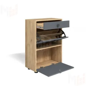 Обувница Мини-Лайт МЛ-7 Дуб крафт золотой/графит