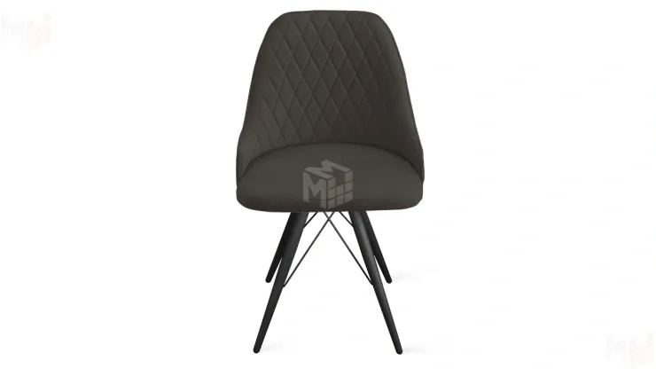 Стул Гранд К3 Черный муар, Велюр Confetti Stone