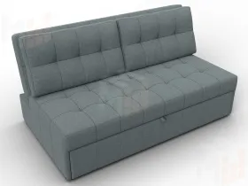 Диван прямой Лига-107 (160) ( Амур 07 серый )