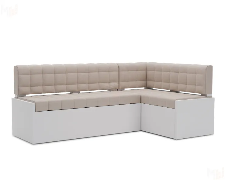 Ганновер Правый угол (Бархат бежевый STAR VELVET 6 LIGHT Beige) 208х82х133 см