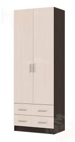 Шкаф 2х створчатый Гармония ШК-603М дуб белфорт - венге