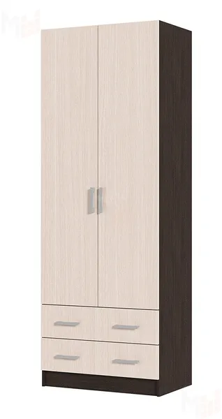 Шкаф 2х створчатый Гармония ШК-603М дуб белфорт - венге