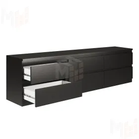Тумба ТВ Кастор 6 ящиков (венге)