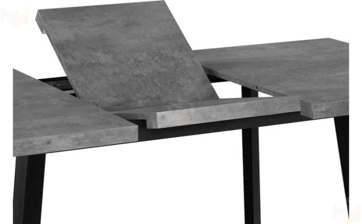 Стол раскладной Райт Лофт 120 Рускеала/Черный