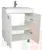 Тумба под умывальник "Elen 65" Cube без ящика Домино