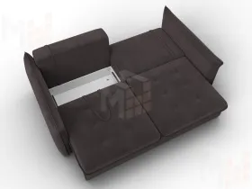 Диван прямой Лига-100 НПБ ( SEVEN 727 коричневый )