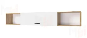 Полка навесная Ненси 2032 (дуб золотой/белый)