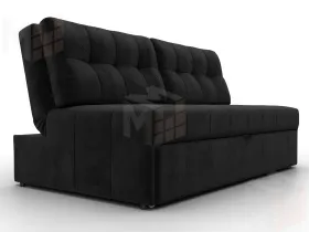 Диван прямой Лига-107 (160) ( SEVEN 35 черный )