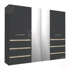 Шкаф для одежды и белья 6-створчатый АНОНА 7