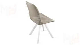 Стул Марвел К2 Исп. 2 Белый матовый Велюр Confetti Smoke