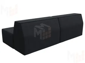 Диван прямой модульный Монс ( JOLY 16 темно-серый )